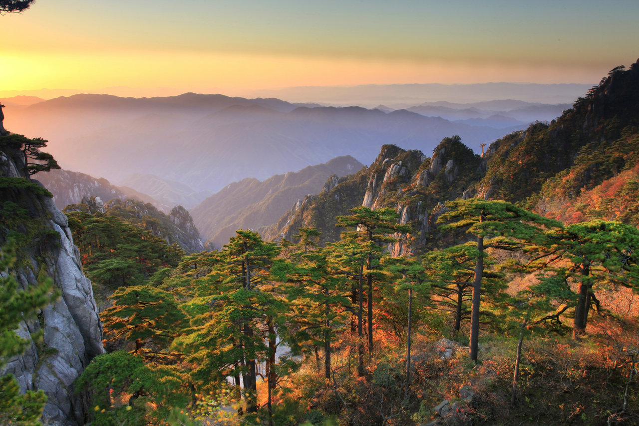 從長沙到黃山全景、九華山高鐵4日游品質旅游團