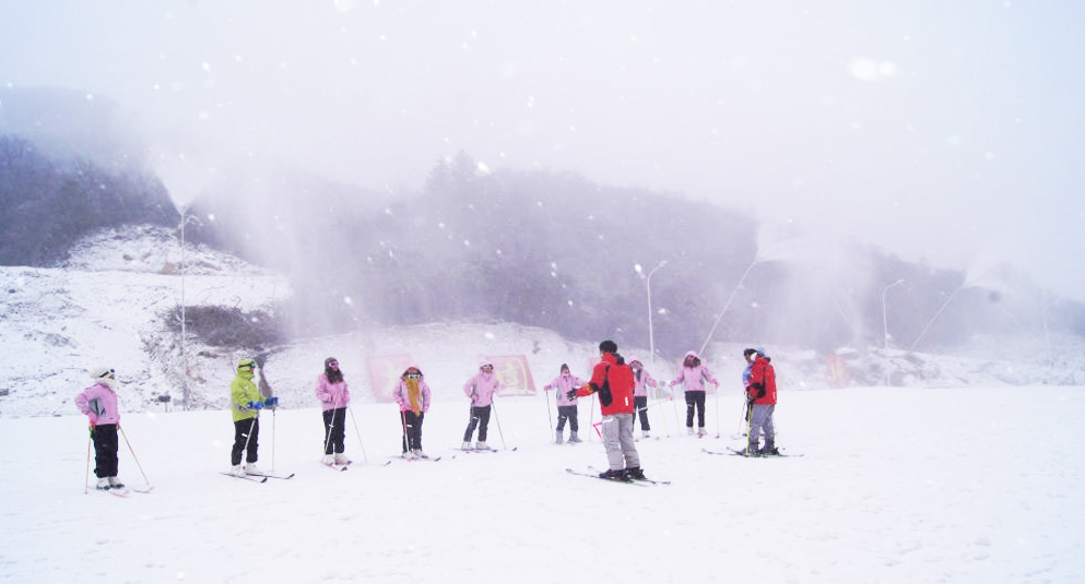 瀏陽大圍山野外滑雪場