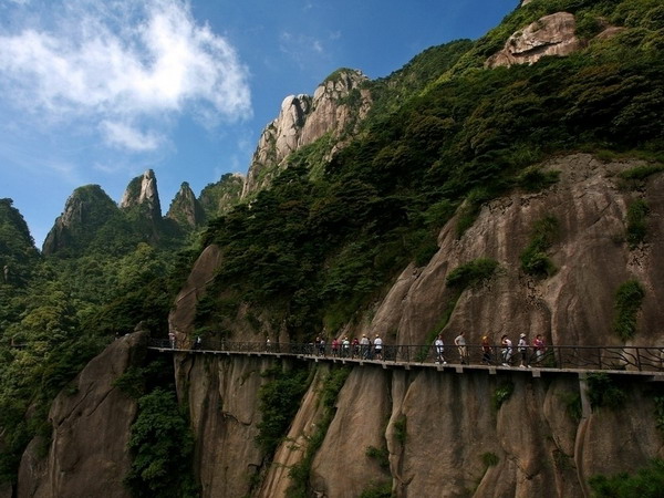 從長沙出發到三清山、景德鎮汽車三日游全景旅游